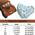 Cueca Infantil Slip cores sortidas 100% algodão - kit 6 un