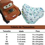 Kit - Cueca Infantil Slip Estampada 100% algodão, 10 un