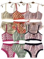 Kit atacado 6 Conjunto de calcinha e top infantil Belinha