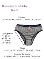 Calcinha Tereza  Algodão Cintura Alta | Conforto, Não Marca e Modelagem Maior 
