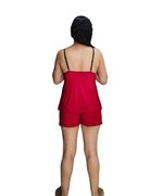 MB50 - Shortdool liganete  Sara - poa vermelho