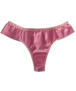 MB67 - Tanga de Malha cottom lateral de renda