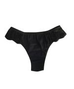 MB67 - Tanga de Malha cottom lateral de renda