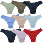 Tanga básica de algodão adulto