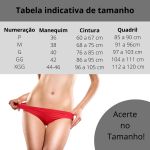 Tanga básica de algodão adulto