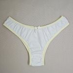 Tanga básica de algodão adulto