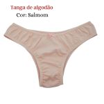 Tanga básica de algodão adulto