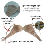 Sutiã de Bojo Liso Básico - Nude