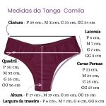 Tanga Camila - Tanga de Microfibra lisa - Marsala