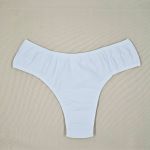 Tanga Michele - Calcinha de Microfibra e Renda Cor Básicas