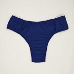 Tanga Michele - Calcinha de Microfibra e Renda Cor Básicas