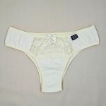 Tanga Michele - Calcinha de Microfibra e Renda confortável 