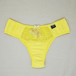 Tanga Michele - Calcinha de Microfibra e Renda confortável 
