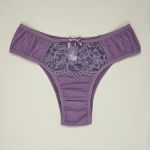 Tanga Michele - Calcinha de Microfibra e Renda confortável 