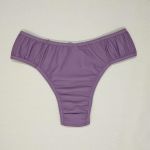 Tanga Michele - Calcinha de Microfibra e Renda confortável 