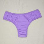 Tanga Michele - Calcinha de Microfibra e Renda confortável - Lilas