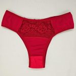 Kit 4 Calcinhas Tanga Microfibra com Renda Confortável – Tanga Michele