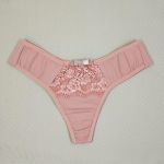 Tanga Cristina - Calcinha Microfibra Traseira Fio duplo - Romance