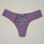 Tanga Cristina - Calcinha Microfibra Traseira Fio duplo - Satim
