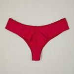 Tanga Cristina - Calcinha Microfibra Traseira Fio duplo - Rubi