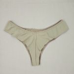Tanga Cristina - Calcinha Microfibra Traseira Fio duplo - Canela