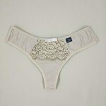 Tanga Cristina - Calcinha Microfibra Traseira Fio duplo - Base