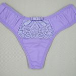 Tanga Cristina - Calcinha Microfibra Traseira fio Duplo - Lilas