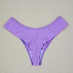 Tanga Cristina - Calcinha Microfibra Traseira fio Duplo - Lilas