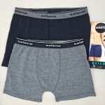 Kit 2 Cuecas Boxer de algodão marca Selene