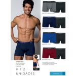 Kit 2 Cuecas Boxer de algodão marca Selene