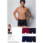Kit com 2 Cuecas Boxer Selene Sem Costura em Microfibra – Conforto que não marca