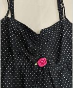 Shortdoll Feminino Liganete Rococó Poá – Conjunto Baby Doll Confortável com Bojo Duplo