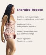 Shortdoll Feminino Liganete Estampa Estrelas – Baby Doll Confortável com Sustentação no Busto