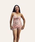 Shortdoll Feminino Liganete Estampa Estrelas – Baby Doll Confortável com Sustentação no Busto