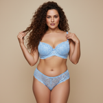 Conjunto de Lingerie Maria - Azul Frozen 