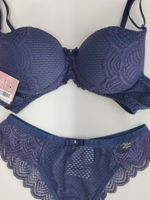 Conjunto de Lingerie Maria - Azul Frozen 