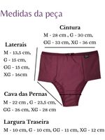 Calcinha Alta de Microfibra Laterais Duplas|Conforto e elegância 