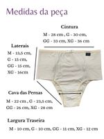 Calcinha Alta de Microfibra Laterais Duplas|Conforto e elegância 