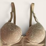 Body Modelador com Bojo Rendado Nude