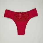 Kit 10 Calcinhas Tanga  em Microfibra com Renda traseira confortável 