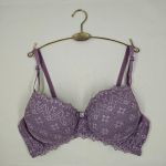Conjunto Maria Malva com Bojo em Renda e Calcinha rendada Fio Duplo