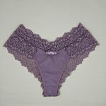Conjunto Maria Malva com Bojo em Renda e Calcinha rendada Fio Duplo
