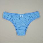 12 - Tanga de algodão adulto - Azul