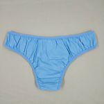 12 - Tanga de algodão adulto - Azul