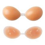 Sutiã Adesivo de Silicone Nude com Fecho Frontal Reutilizável