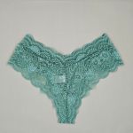 Conjunto de lingerie em renda Maria  - Verde Menta