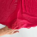 Camisola Noite Rubi em Tule e Renda com Calcinha Fio