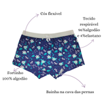 Calcinha Boxer infanto/juvenil Duda
