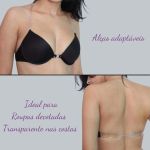 36 - Sutiã Frente Única Silicone Costas
