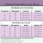 Conjunto de Cropped em Renda Meury - Preto